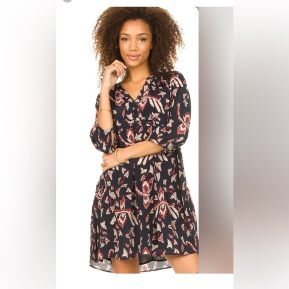 ba&sh Floral Patterned Tiered "Lady Dress" Floral Lined / medium - Picture 2 of 16